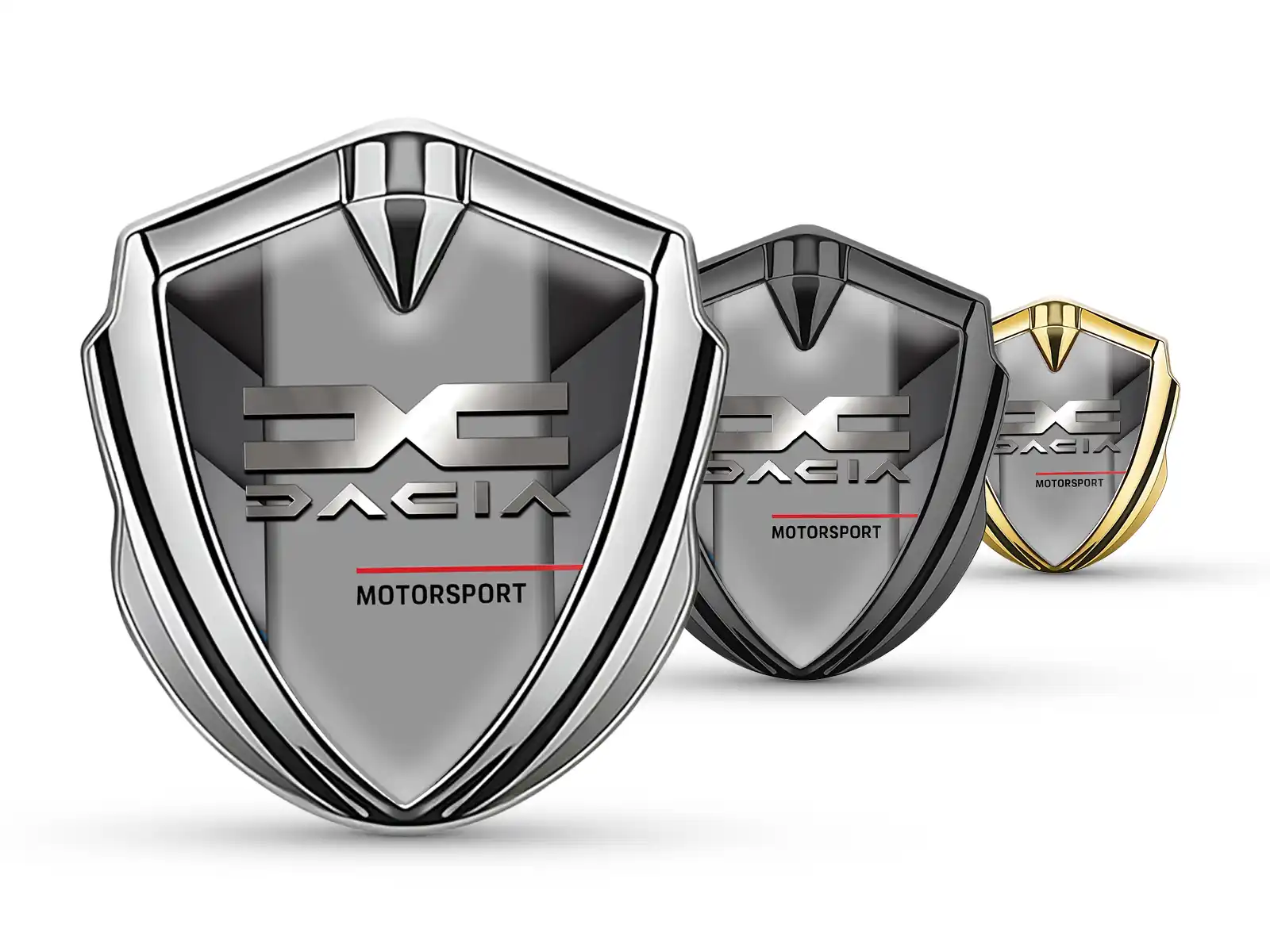 Dacia 3D Emblema Insignia Minimal Esquema Universal 3D
